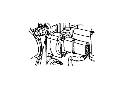Dodge Throttle Position Sensor - 5234902