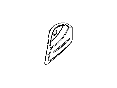Chrysler 1FW031DAAB SHIELD Driver Outboard