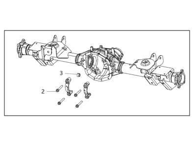 Jeep 68475246AA HOUSING Rear Axle