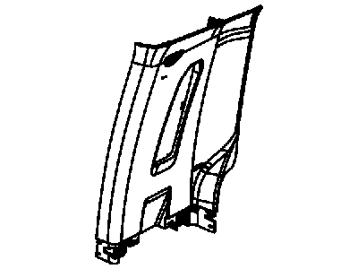 Ram 1DX50BD1AB PANEL B Pillar Upper Trim