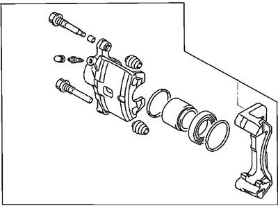 1998 Chrysler Sebring Brake Caliper - MB928411