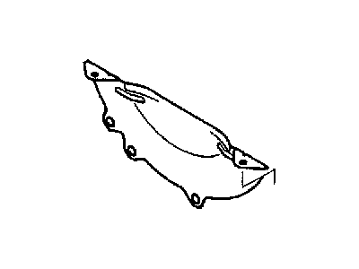 Chrysler MD311570 COVER Flywheel Housing