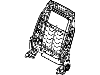 Dodge 4610146AC FRAME Front Seat Back