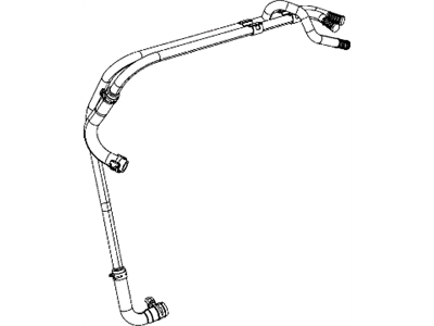 Jeep 55111396AC HOSE AND TUBE Heater Supply And Return
