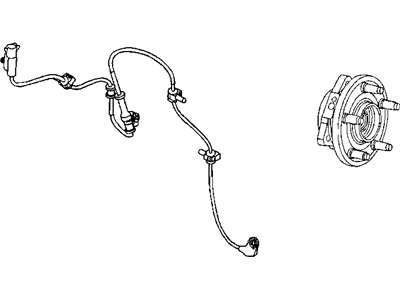 Jeep 52089434AE HUB AND BEARING Brake Front