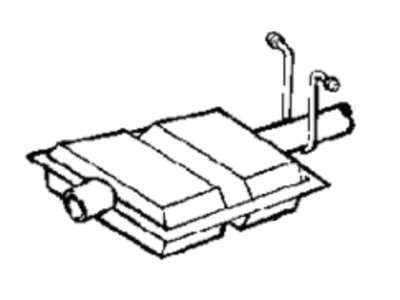 Jeep Comanche Muffler - E0047605