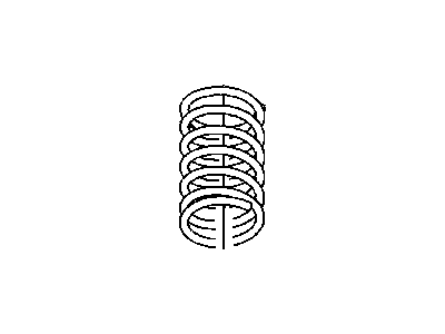 Chrysler 52855255AB SPRING Rear Coil