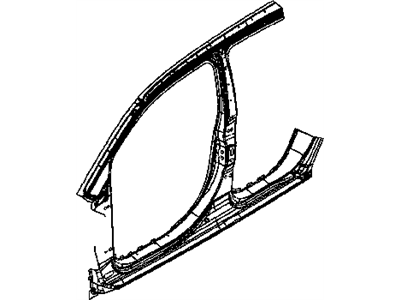 Dodge 5183889AB PANEL PACKAGE Body Side Aperture Front Outer Skin
