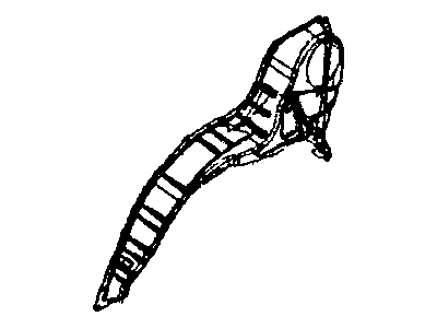 Mopar 57010086AA Outer Wheelhouse, Rear