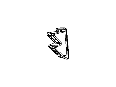 Mopar 55136280AF Vent Louver, Rear Driver Side