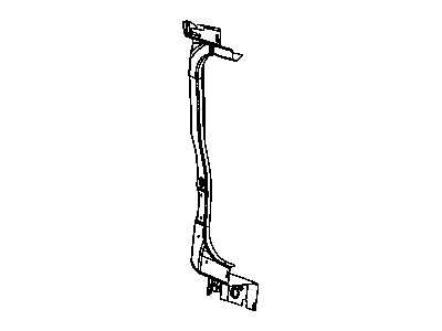 Mopar 55113050AA Gutter, Rear Passenger Side