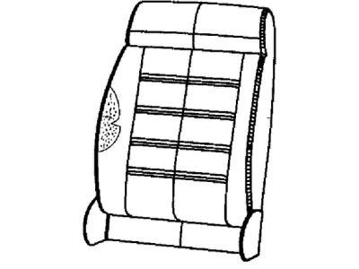 Jeep 6FV52XR4AB COVER Front Seat Back