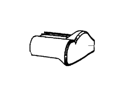 Jeep 6CG27XR4AB COVER Front Seat Cushion