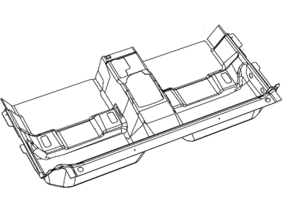 Dodge 6NR07DX9AA CARPET Rear Floor