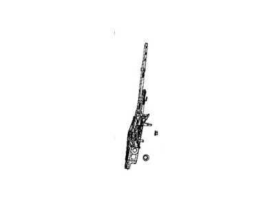 Jeep 68281222AD LATCH Rear Seat Center