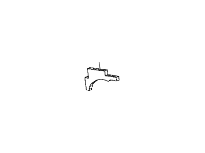 Dodge 68110408AC SILENCER Fender to Hinge Pillar