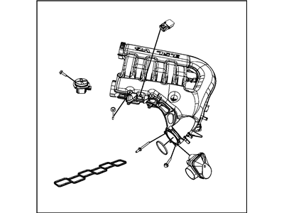 Mopar 4591863AM Intake Plenum, Upper
