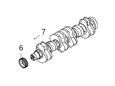 Ram 3500 Crankshaft - 68447564AA