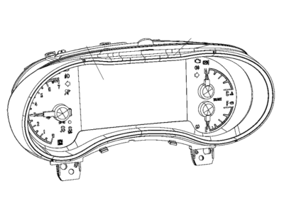 2017 Dodge Durango Instrument Cluster - 68302780AC