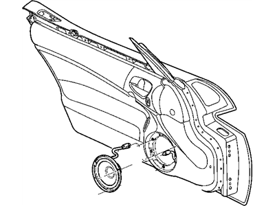 Dodge 5029994AA SPEAKER Door