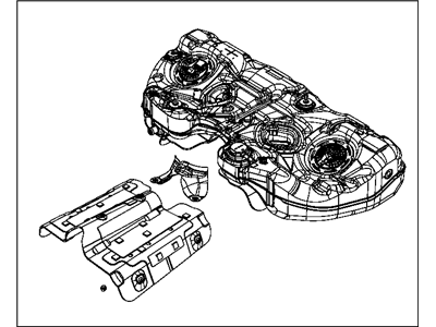 Dodge 68142792AD TANK Fuel