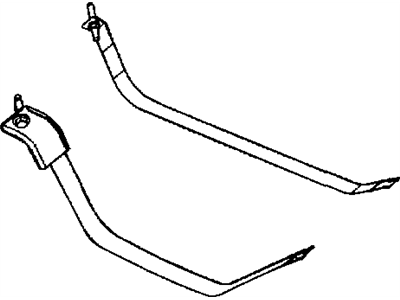 Chrysler 5278185AB STRAP Fuel Tank
