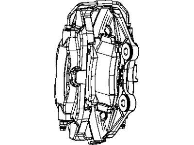 Jeep 68146612AA CALIPER ASSEMBLY Disc Brake Rear