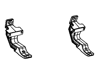 Jeep 68056191AA BRACKET KIT Side Step