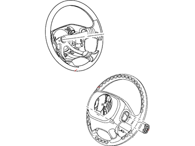 Dodge Ram 3500 Steering Wheel - XF471DVAB