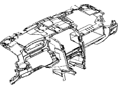 Dodge 5291713AD REINFORCEMENT Instrument Panel