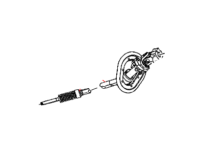 Mopar 55351300AH Shaft Steering Column Intermediate