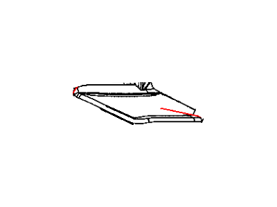 Ram 5NA85LA8AA COVER Rear Seat Cushion Left