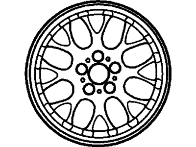 Chrysler 82205581 WHEEL KIT Cast Aluminum 15x6