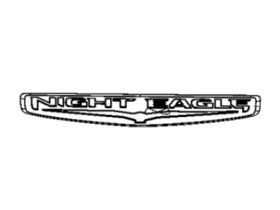 Jeep 68418943AB NAMEPLATE Liftgate Night Eagle