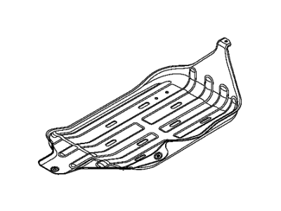 Jeep Fuel Tank Skid Plate - 68507662AA