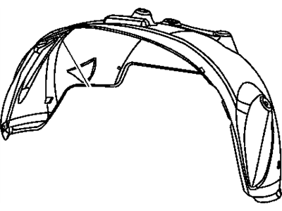 Dodge 55276798AE SHIELD Wheelhouse