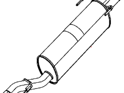 Ram 4500 Muffler - 68307367AA