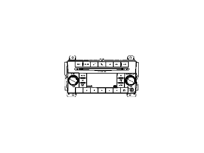 Jeep 68039290AH RADIO AM/FM/CD/MP3 & Satellite