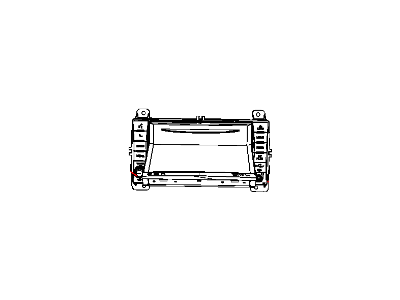 Jeep 5064683AH RADIO AM/FM/DVD/HDD/MP3/RR CAMERA