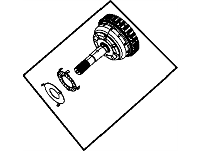 Jeep 4864936AD HUB AND SHAFT KIT Underdrive Clutch
