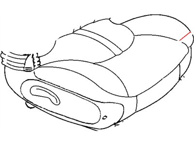 Chrysler Sebring Seat Cover - 1AF731DVAA