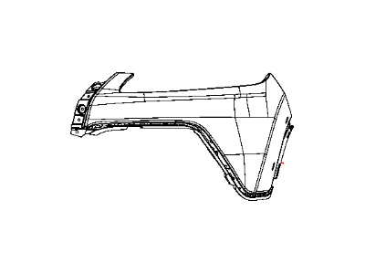 Jeep Cherokee Bumper - 5LT10TZZAD