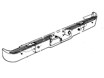 1996 Dodge Dakota Bumper - 52006325