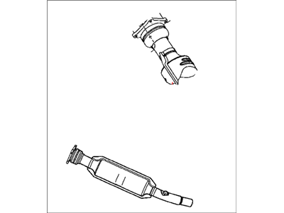 2002 Dodge Neon Catalytic Converter - 4546942AG