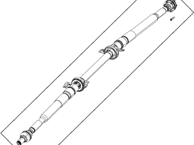 Jeep Cherokee Drive Shaft - 68242641AB