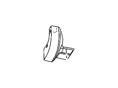 Dodge 1AS80XXXAE SPAT Front Fender