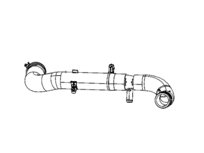Jeep 68283409AD HOSE Radiator Inlet