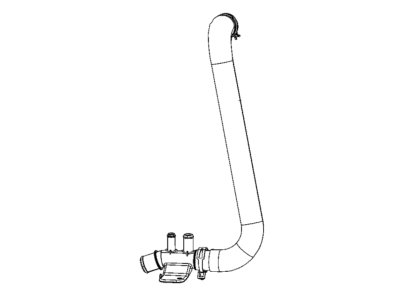 Jeep 68283410AB HOSE Radiator Outlet