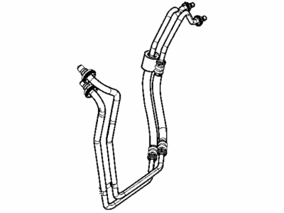 2005 Dodge Caravan Transmission Oil Cooler Hose - 4677680AB