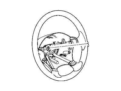 Dodge Stratus Steering Wheel - XH231DVAB
